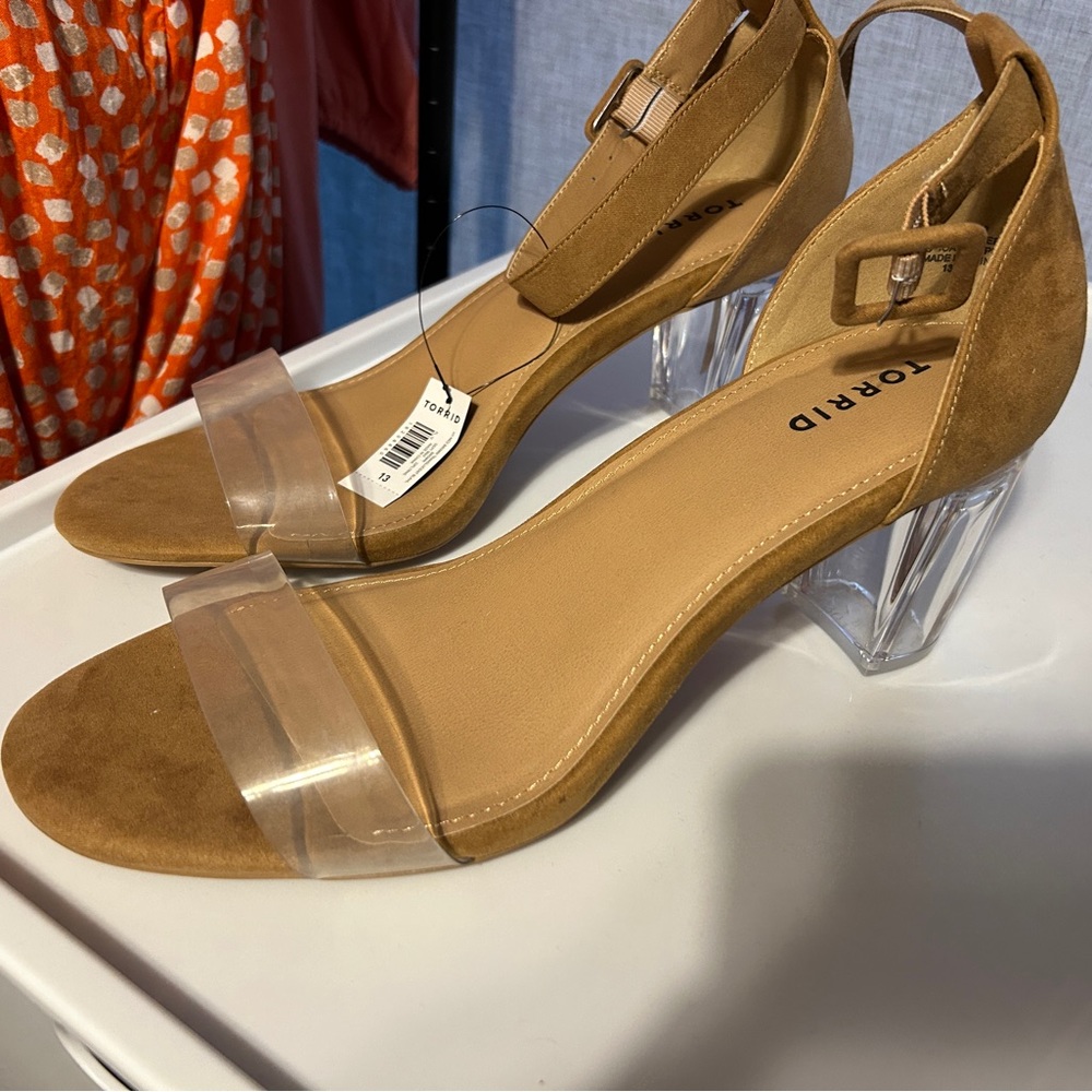 Torrid tan and clear heals